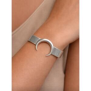 Pomina Silver Moon Bangle Bracelet New
